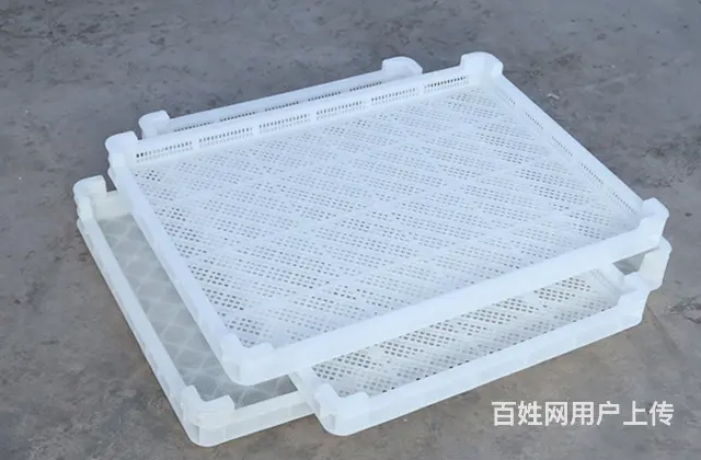 塑料零件盒冷冻盒塑料箱快递周转筐折叠筐EU箱物流箱 - 图片 2