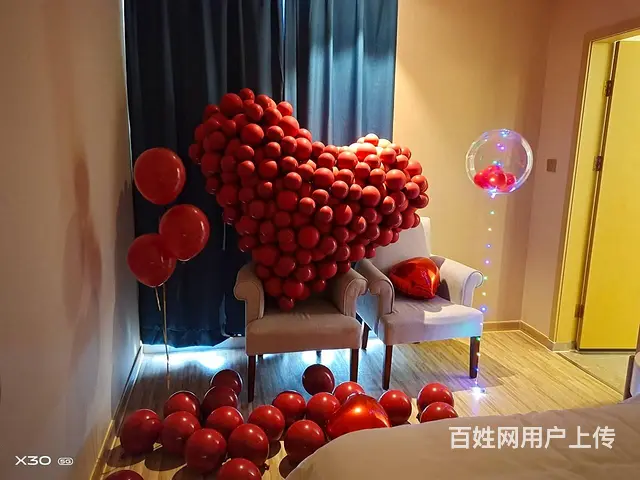 揭阳生日惊喜布置 求婚布置房间 民宿气球布置 - 图片 5