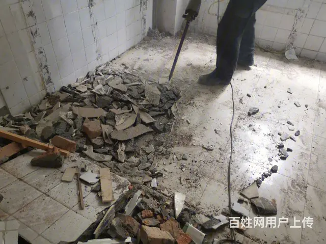 园区湖东承接房屋拆除拆旧服务打孔切割 清淤垃圾 - 图片 1
