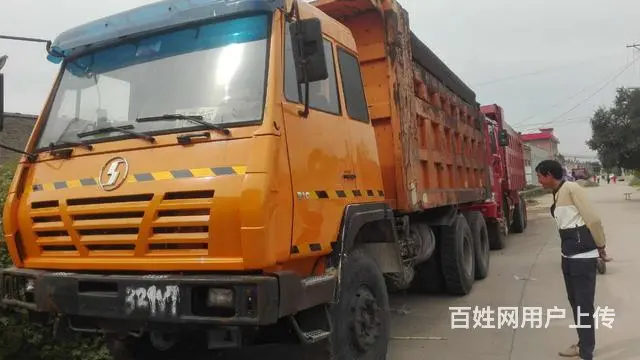 出售陕汽德龙、陕汽奥龙、红岩金刚，杰狮后八轮工程车 - 图片 1