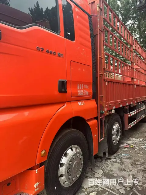 出售22年汕德卡G7，前四后八9.6米高栏载货车 - 图片 4