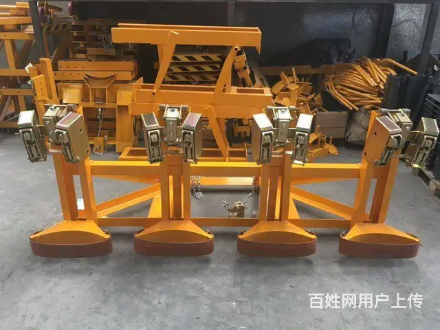 油桶搬运车电动油桶倒料车简易油桶车鹰嘴夹具吊具抱桶 - 图片 3