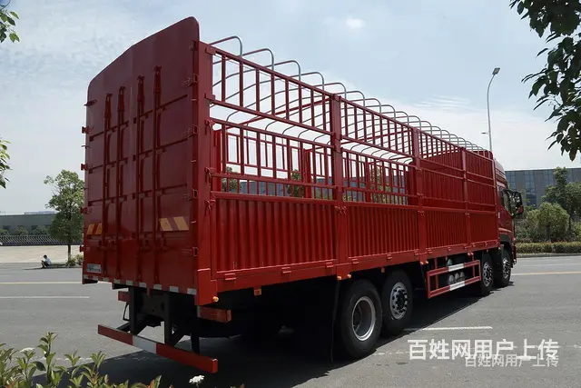9.6米前四后六高栏载货车 仓栏高仓快递运输车 价格是多少钱 - 图片 11