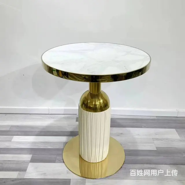家用 接待处 酒吧 饮品店 用铁艺小茶几 小边 - 图片 3