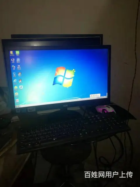 自用一台20寸高清超薄LED冠捷AOC电脑液晶显示 - 图片 2