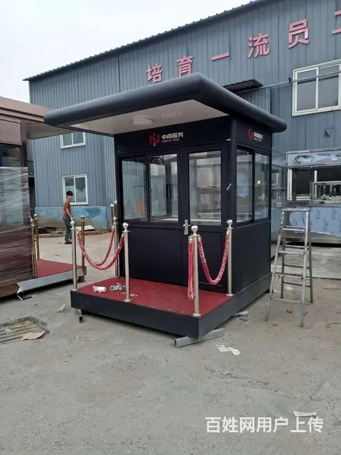 长春防理石岗亭，门卫保安岗亭，收费岗亭成品随时发货 - 图片 5