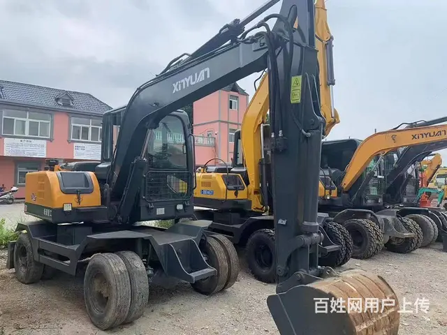 新源75轮挖二手挖机带推铲带夹木器包邮质保可分期 - 图片 6