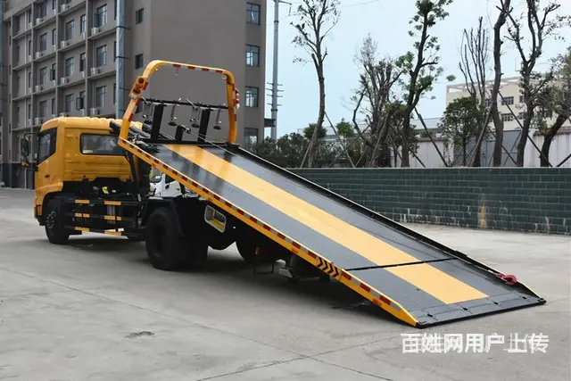 清障车厂家,重汽解放江淮高品质,一拖二平板救援拖车现车直销 - 图片 12