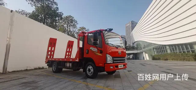 解放蓝牌平板车 钩机收割机叉车拖板车运输车 C照驾 - 图片 10