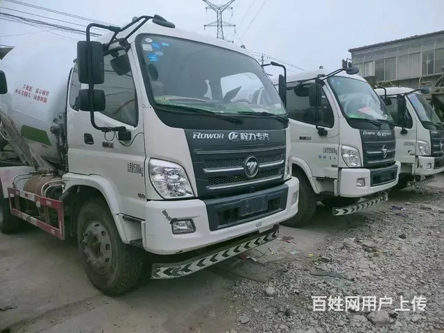 急卖19年7月福田国五牌坊八方罐搅拌车 原版车况 - 图片 5