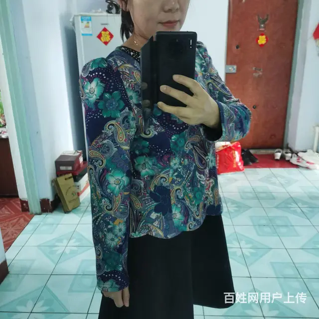 显瘦连衣裙，假两件， - 图片 3