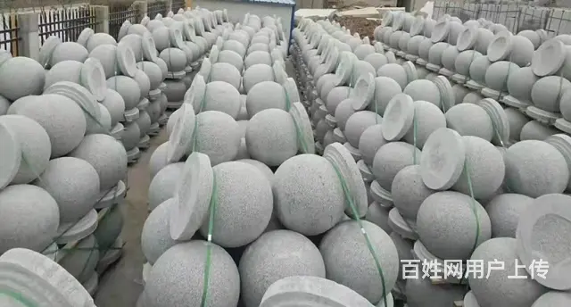 批发各规格路障石球，尺寸多种，现货可联系卸车 - 图片 4