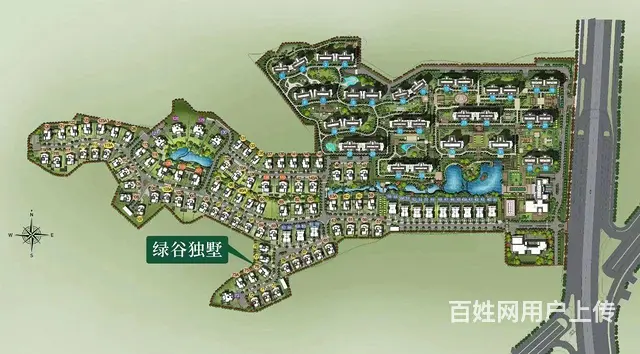 华发山庄法式独栋别墅635平方，高档社区，专卖别墅 - 图片 1