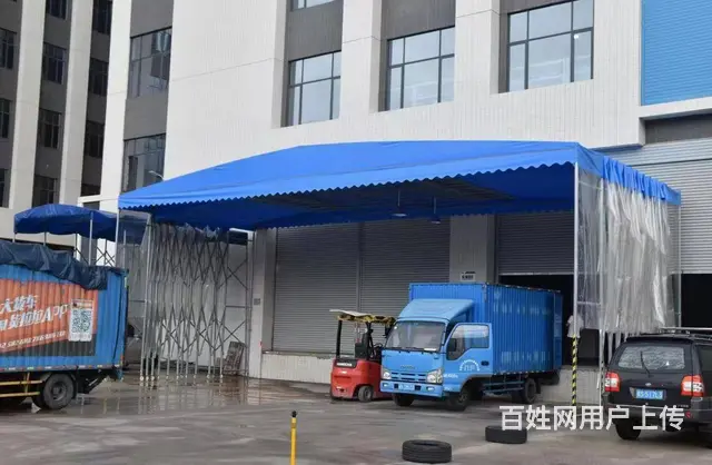 庆典展会雨棚物流蓬推拉式雨棚停车蓬篮球场蓬电动雨棚 - 图片 8