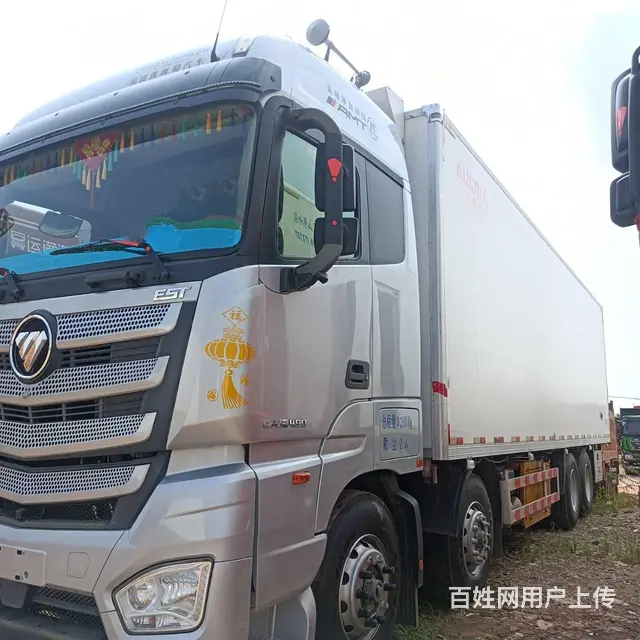 急售一年半欧曼9.6米冷藏车，带全保-险 - 图片 1