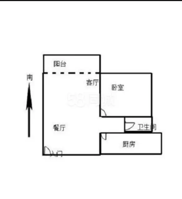 业主直租凤凰兰亭一房一厅靓房 - 图片 2