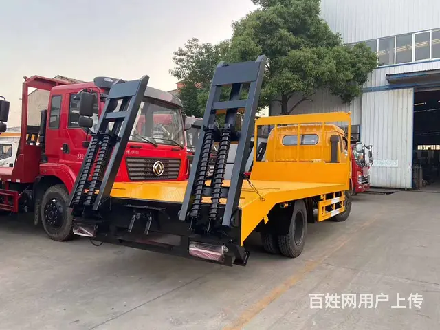 经典款东风福瑞卡 专拖120挖机钩机平板车 包送车 - 图片 12