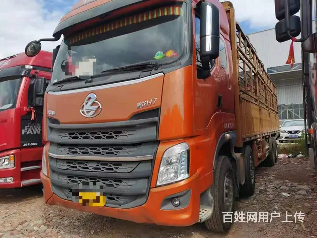 出售17年9月350马力前四后八高栏车东风柳汽乘龙 - 图片 1