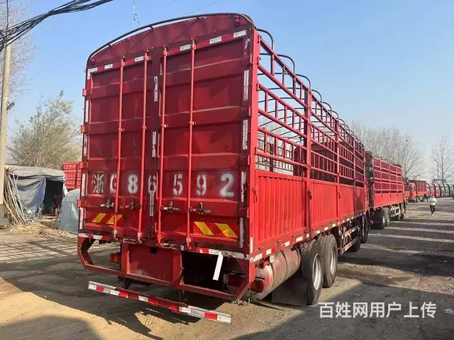 二手福田欧曼9.6米仓栏载货车 前四后八 国五包提 - 图片 5