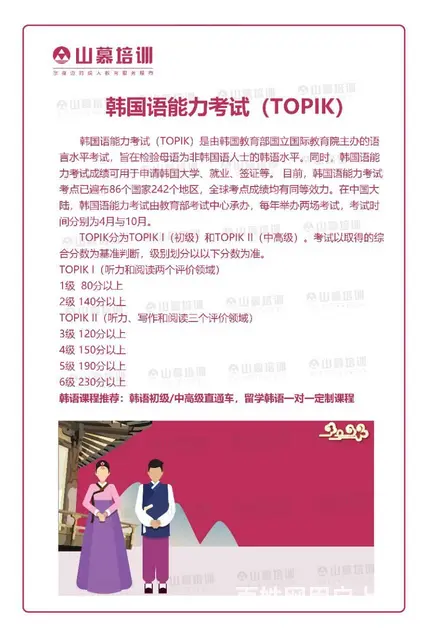 淄博张店人民公园出国留学韩语德语法语系统培训语法 - 图片 1