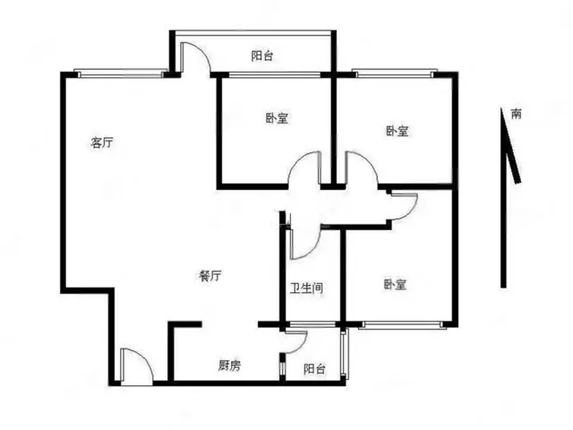 五洲康城，全新毛坯南向3房 仅售245万 - 图片 10