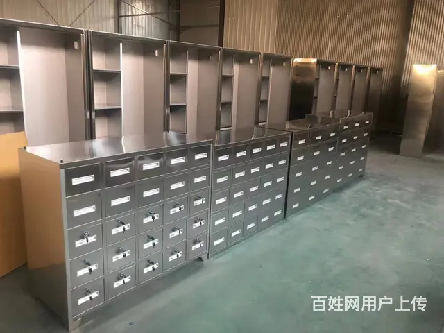 不锈钢鞋柜员工鞋凳更衣柜车间换鞋工厂无尘单双面更鞋 - 图片 3