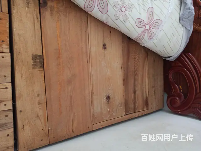 【搞定了！】红松木两箱手工制作双人床带实木床头 - 图片 3