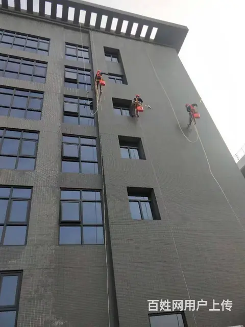 花都区炭步外墙批单维修怎么收费花都蜘蛛人高空作业 - 图片