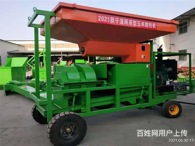 大力机械干鲜玉米剥皮脱粒机 配置柴油机或者电机动力 - 图片 3