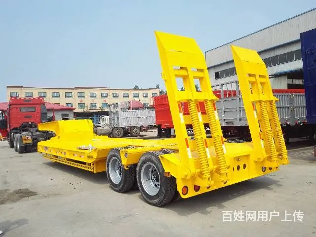 订做13米挖掘机平板运输车15562397045 - 图片 7