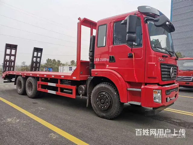 买东风后八轮 拖挖机钩机平板车 厂家地址联系电话 - 图片 5