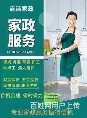 保姆、月嫂、育婴、养老陪护、做饭接送孩子 钟点工 - 图片 1