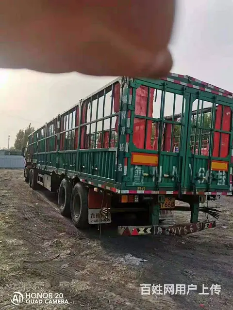 二手高低板花栏半挂车 2.55米宽 真富华桥 - 图片 5