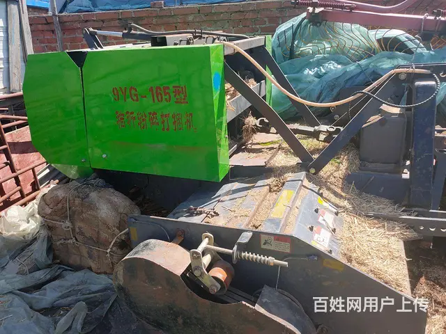 出售自用玉米秸秆圆捆自动捡拾打捆机 - 图片 4