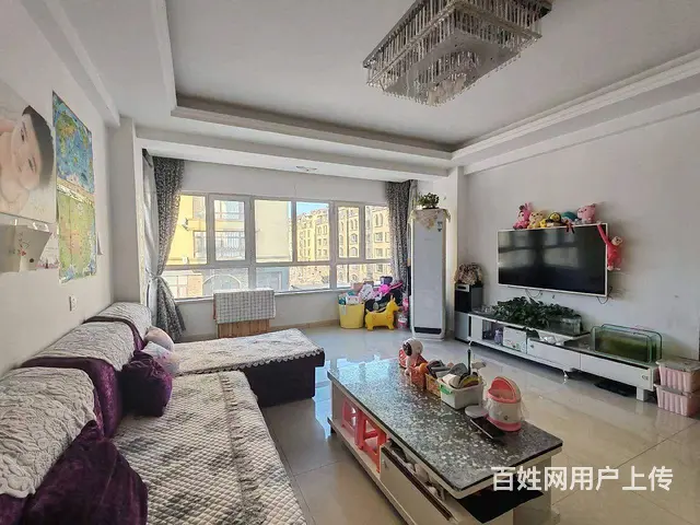 国王花园B区3楼80平两室明厅精装修包过户 - 图片 1