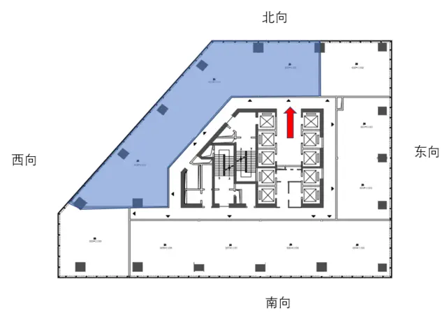 北站惠工丨旭辉中心丨534平精装丨纯写高端丨地铁附近丨新地 - 图片 1