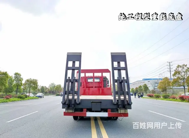 平板车 福田瑞沃单桥 板长5.3米 挖机拖车包送车 - 图片 11
