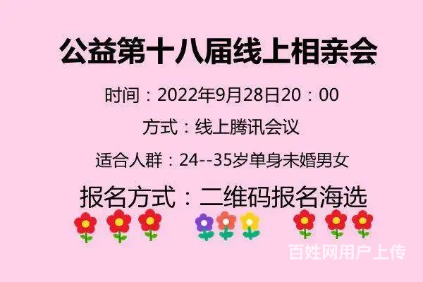 公益第十八届线上相亲会 - 图片