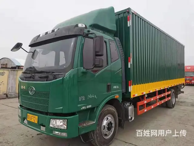 渭南15年解放J6L，7.7米单桥集装箱车 - 图片 2
