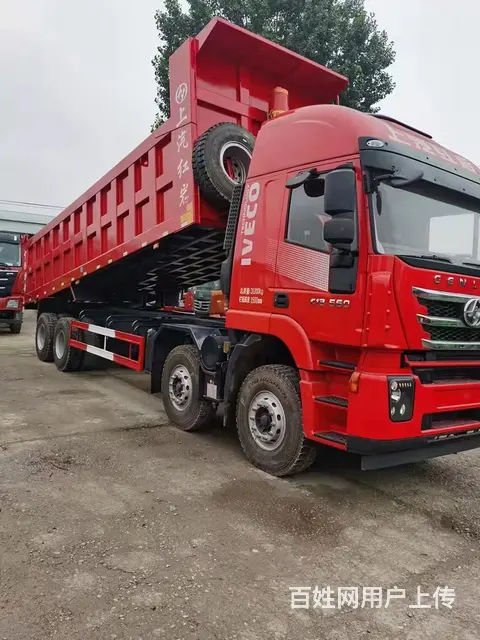 国五预挂：上汽红岩8.6米自卸车 高顶 - 图片 4