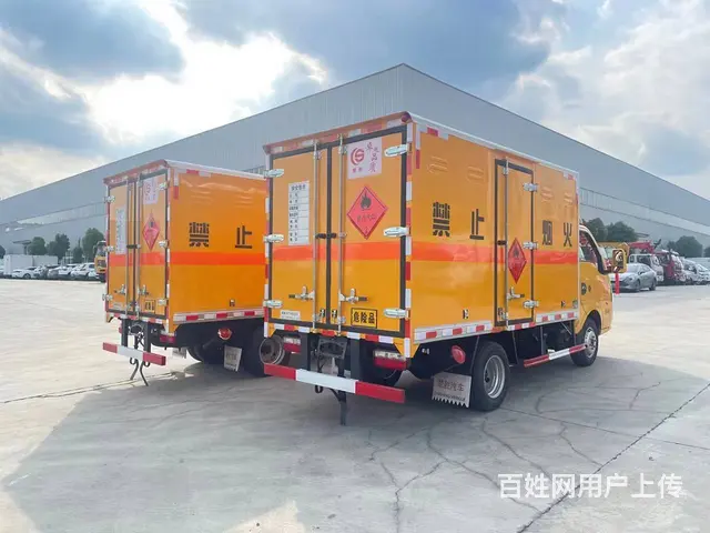 东风途逸蓝牌易燃气体厢式运输车,全柴95马力可分期 - 图片 3