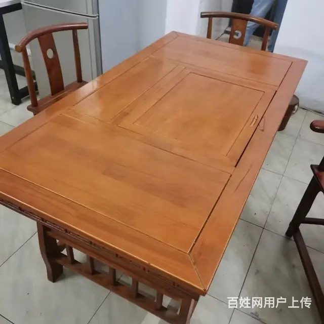 低价出售95成新茶台一套，博古架老板桌员工卡位 - 图片 3
