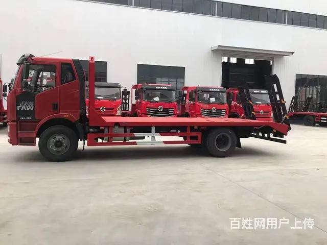 板长6.8米解放挖机拖车 平板运输车 支持送货上门 - 图片 7