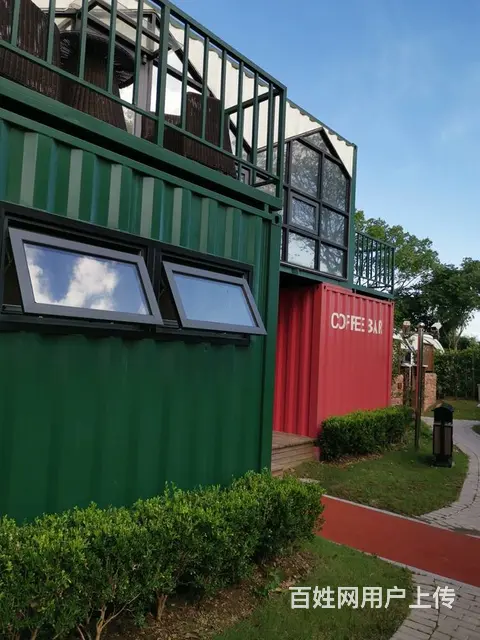 网红集装箱办公室移动商铺阳光房咖啡店烧烤营地住房 - 图片 7