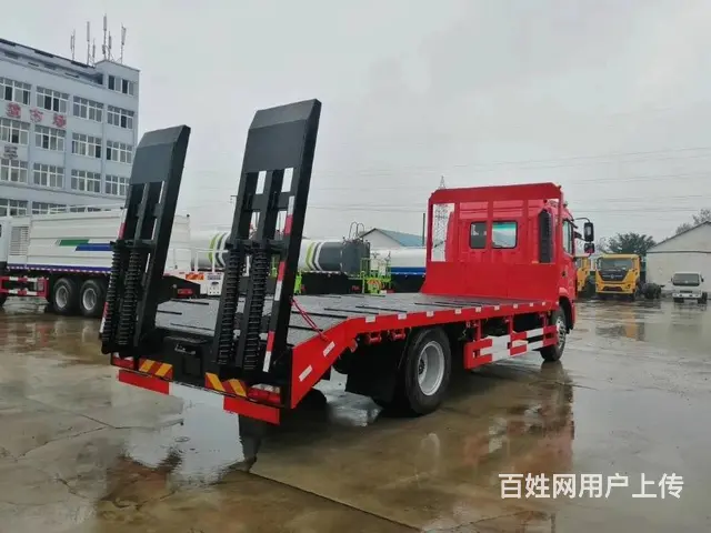 潜江江淮挖机平板拖车拉180挖机厂家直销好上户 - 图片 7