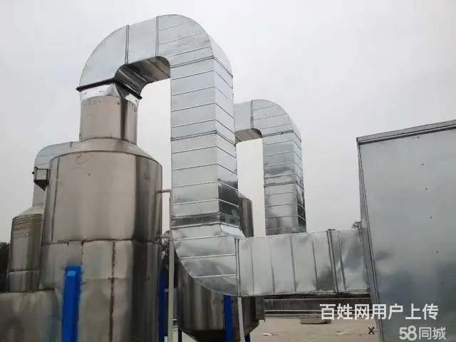 厂房,酒店，餐厅油烟净化排烟,白铁通风降温工程 - 图片 1