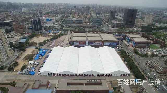户外活动大型篷房 可定制铝合金大棚 可移动装配式蓬 - 图片 1