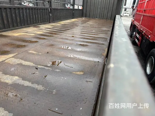 二手国五解放前四后八9.6米高栏载货车包提档 - 图片 7