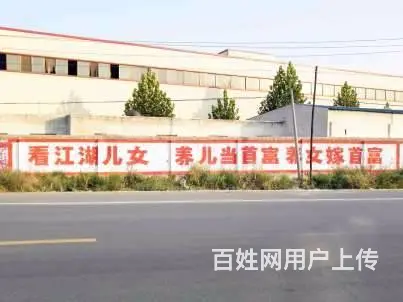 泰州乡镇墙体广告,防水喷绘墙体,墙体写大字广告 - 图片 2