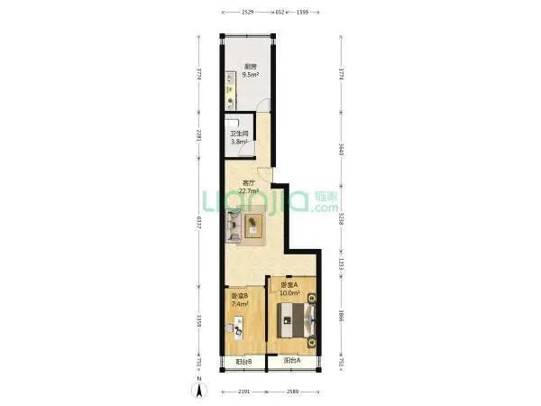 文化宫西街44号 普通住宅1厅 精装修 - 图片 8